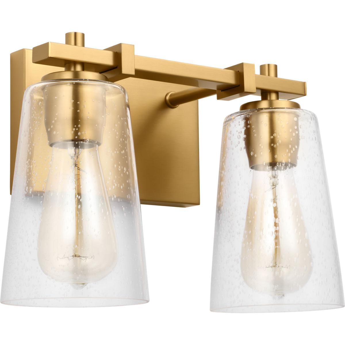 Visual Comfort Studio Collection VS24302BBS Sean Lavin Mercer 2 Light 12.5 inch Burnished Brass Wall Bath Vanity Wall Light