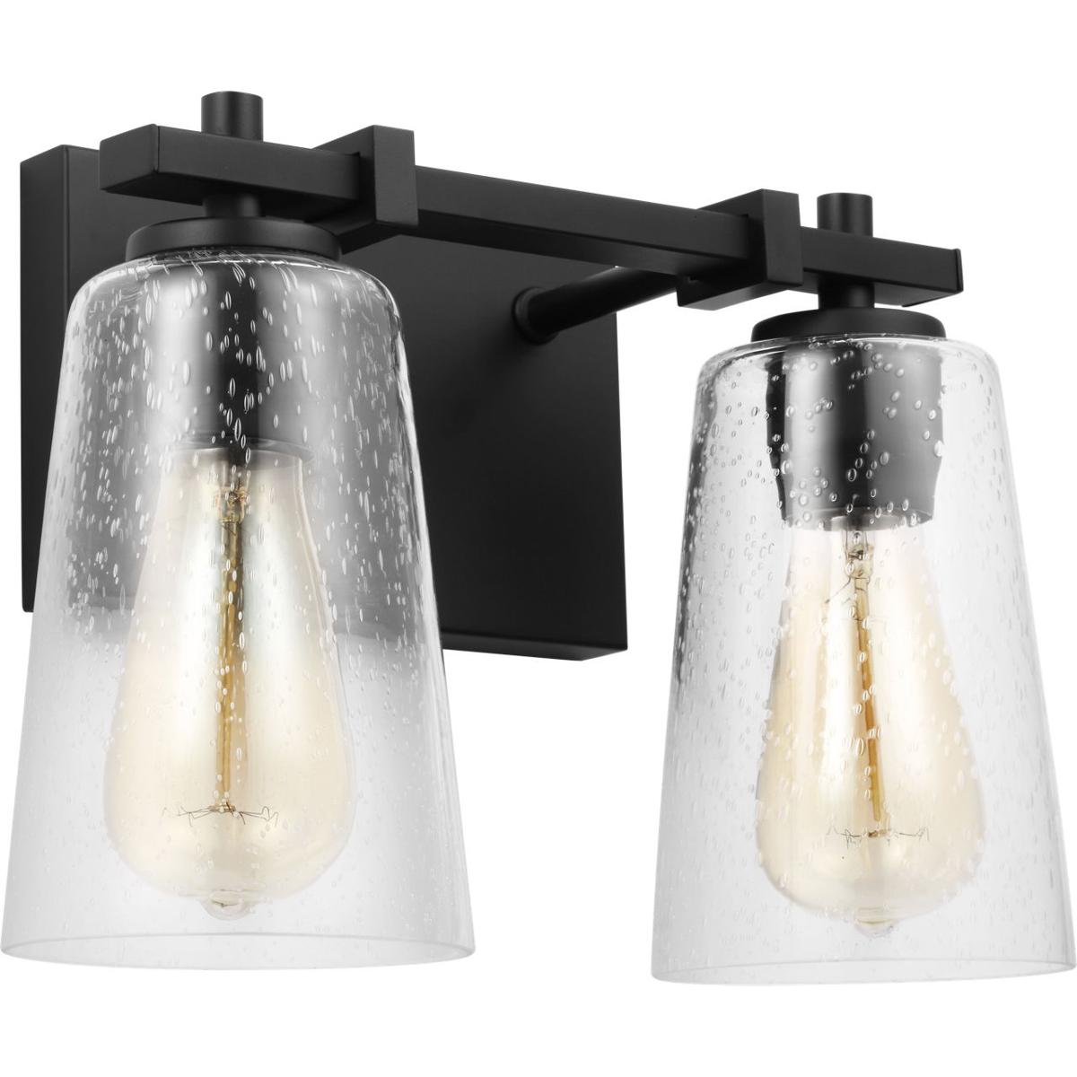 Visual Comfort Studio Collection VS24302MBK Sean Lavin Mercer 2 Light 12.5 inch Midnight Black Wall Bath Vanity Wall Light