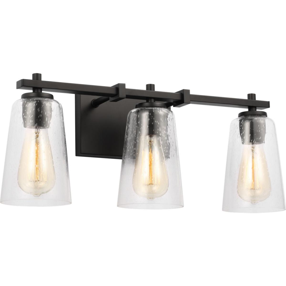 Visual Comfort Studio Collection VS24303MBK Sean Lavin Mercer 3 Light 21.5 inch Midnight Black Wall Bath Vanity Wall Light