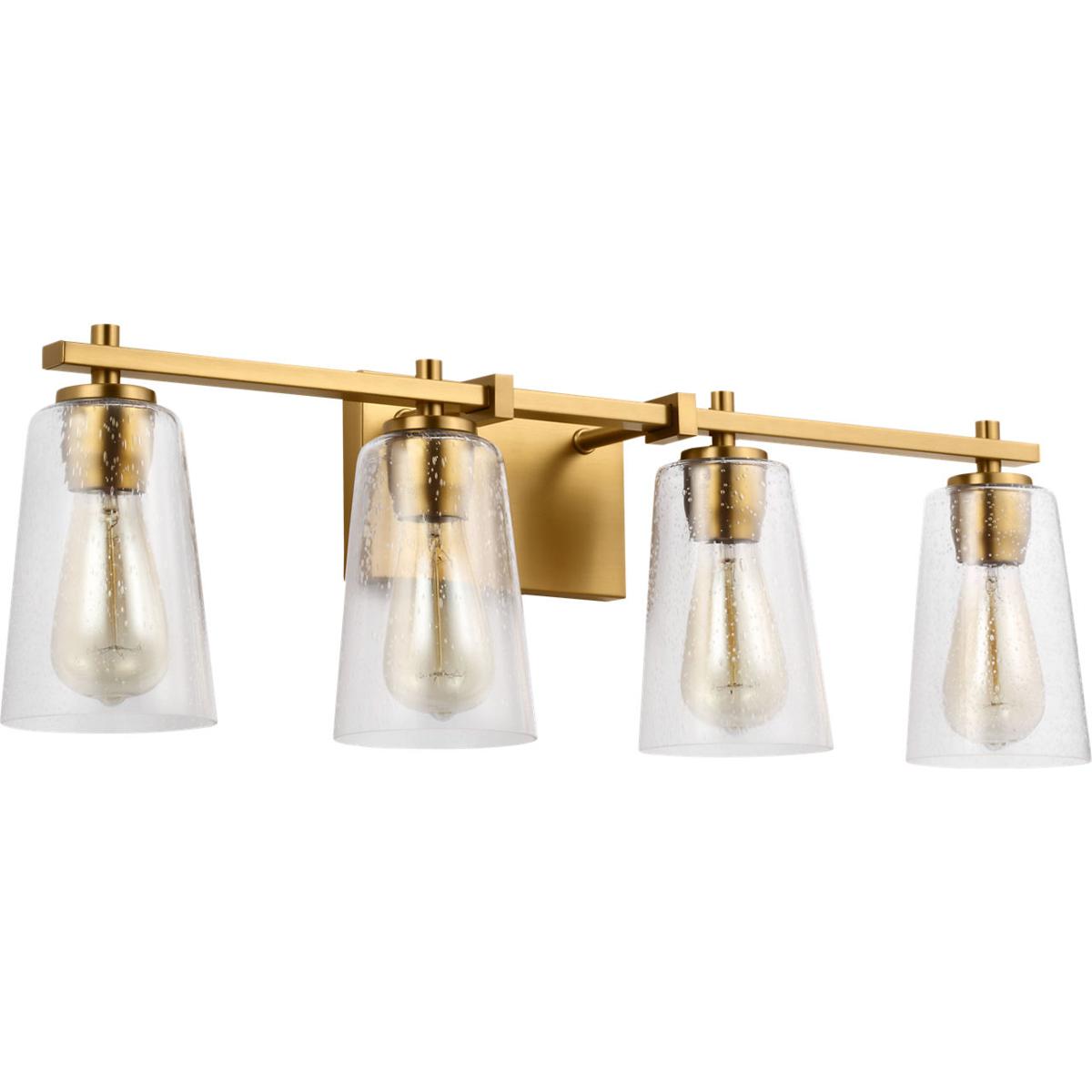 Visual Comfort Studio Collection VS24304BBS Sean Lavin Mercer 4 Light 28.63 inch Burnished Brass Wall Bath Vanity Wall Light