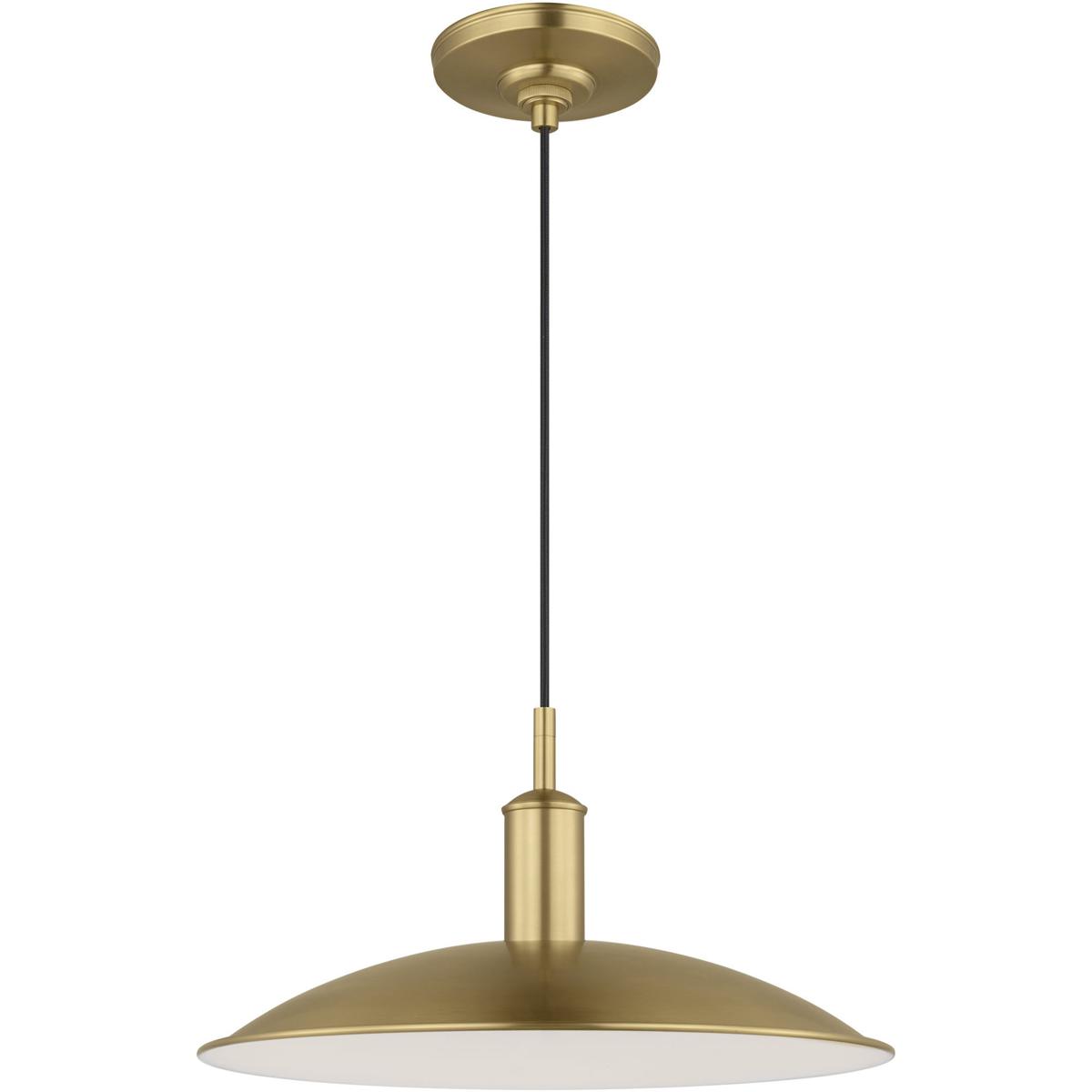 Visual Comfort Studio Collection TP1261BBS TOB by Thomas O'Brien Dash LED 18 inch Burnished Brass Pendant Ceiling Light