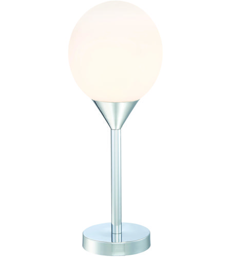 Chrome Table Lamp Portable Light, George Kovacs Simple Table Lamp