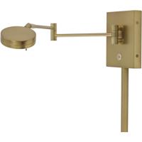 Honey Gold George Kovacs P4308-248 1 Light LED Swing Arm Wall Lamp 