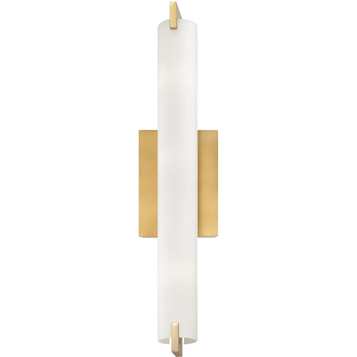 George Kovacs P5044-248-L Tube LED 20.5 inch Honey Gold Wall Sconce Wall Light