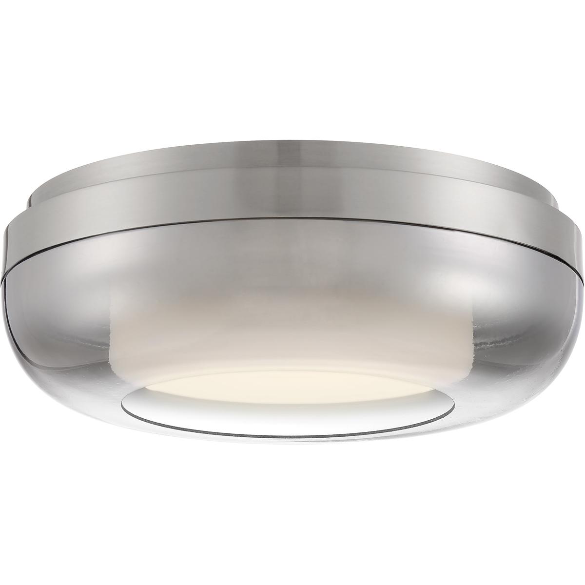 George Kovacs P952-2-084-L First Encounter Family LED 15 inch Brushed Nickel Flush Mount Ceiling Lig