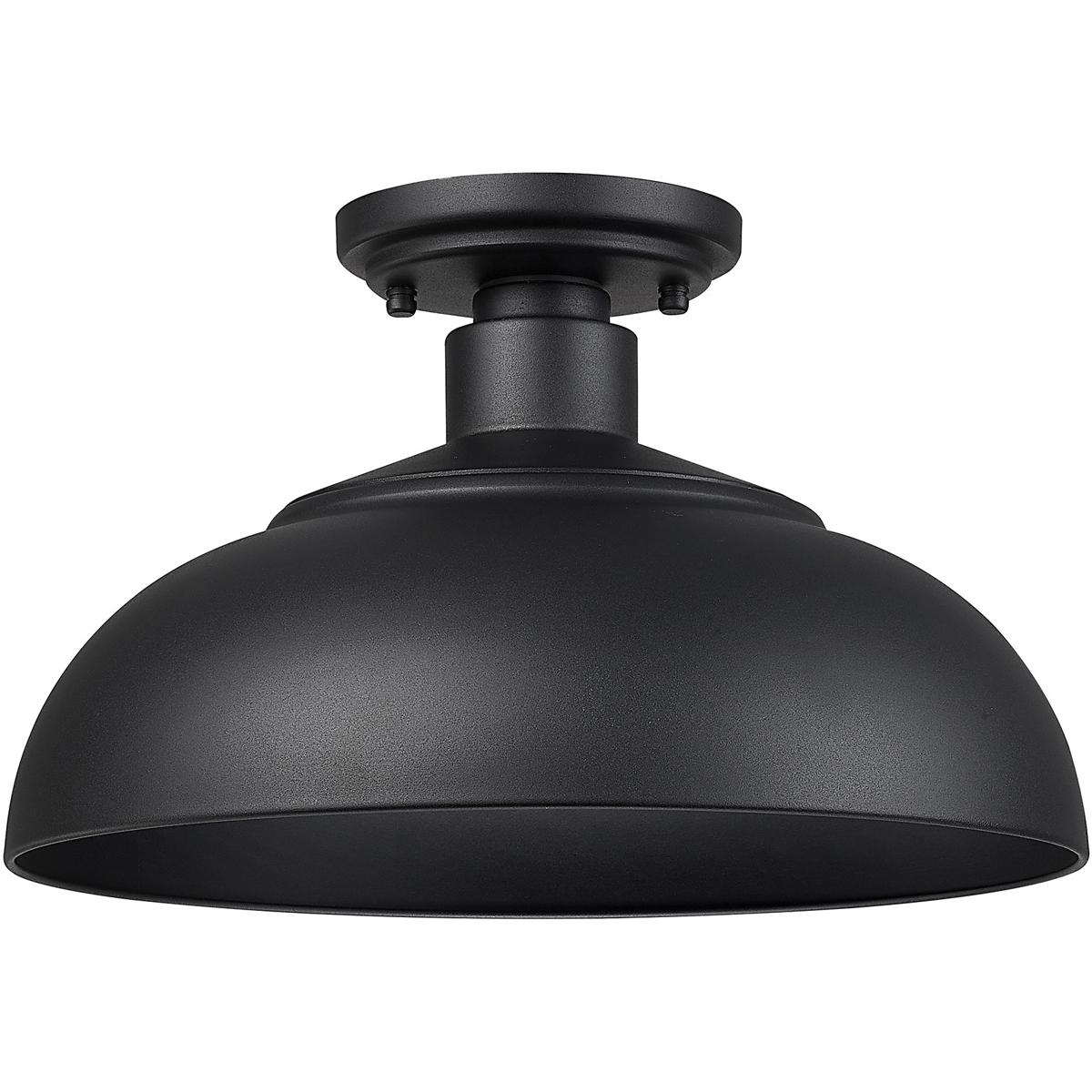 Golden Lighting 2866-OSF NB-NB Yep Levitt 1 Light 8.25 inch Natural Black Outdoor Ceiling