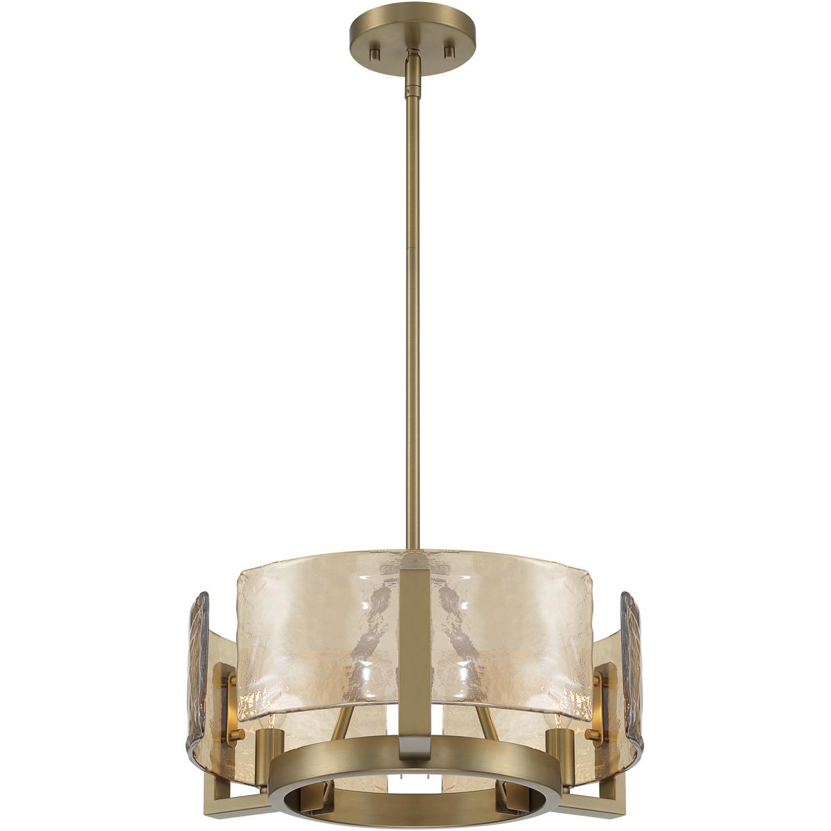 Golden Lighting 3164-3 BCB-AWG Aenon 3 Light 16.5 inch Brushed Champagne Brass Chandelier Ceiling Light