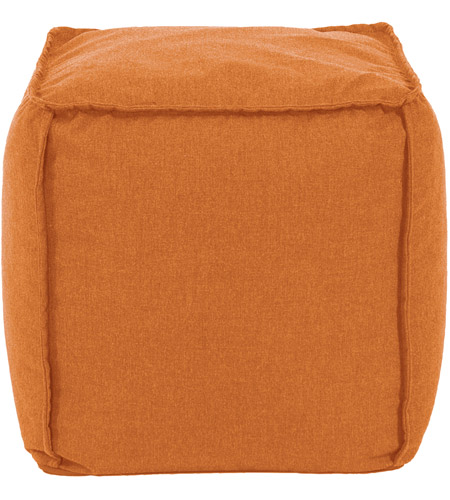 Howard Elliott Collection Q873-297 Pouf 18 inch Seascape Canyon Outdoor Square Ottoman with Cover photo