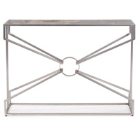Howard Elliott Collection 19142 Mason 43 inch Slate and Silver Console Table photo thumbnail