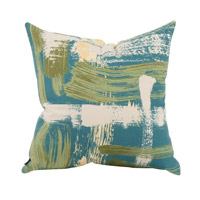 Howard Elliott Collection 2-635F Square 20 inch Urban Turquoise Pillow, with Down Insert photo thumbnail