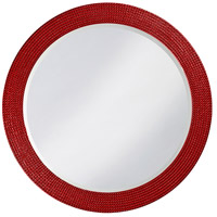 Howard Elliott Collection 2133R Lancelot 32 X 21 inch Glossy Red Wall Mirror photo thumbnail