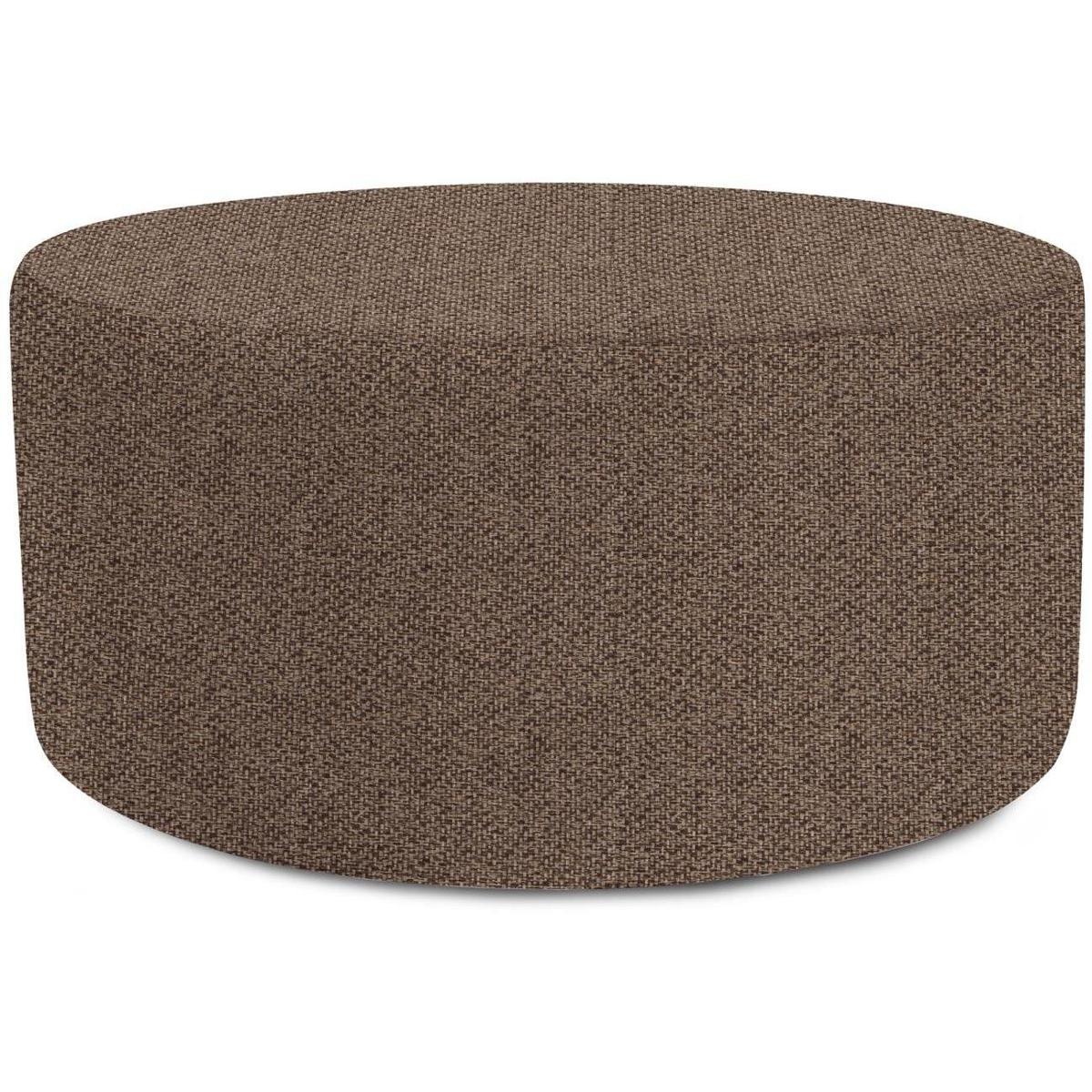 Howard Elliott Collection 1321288 Panama Universal 18 inch Chocolate 36 Round Ottoman