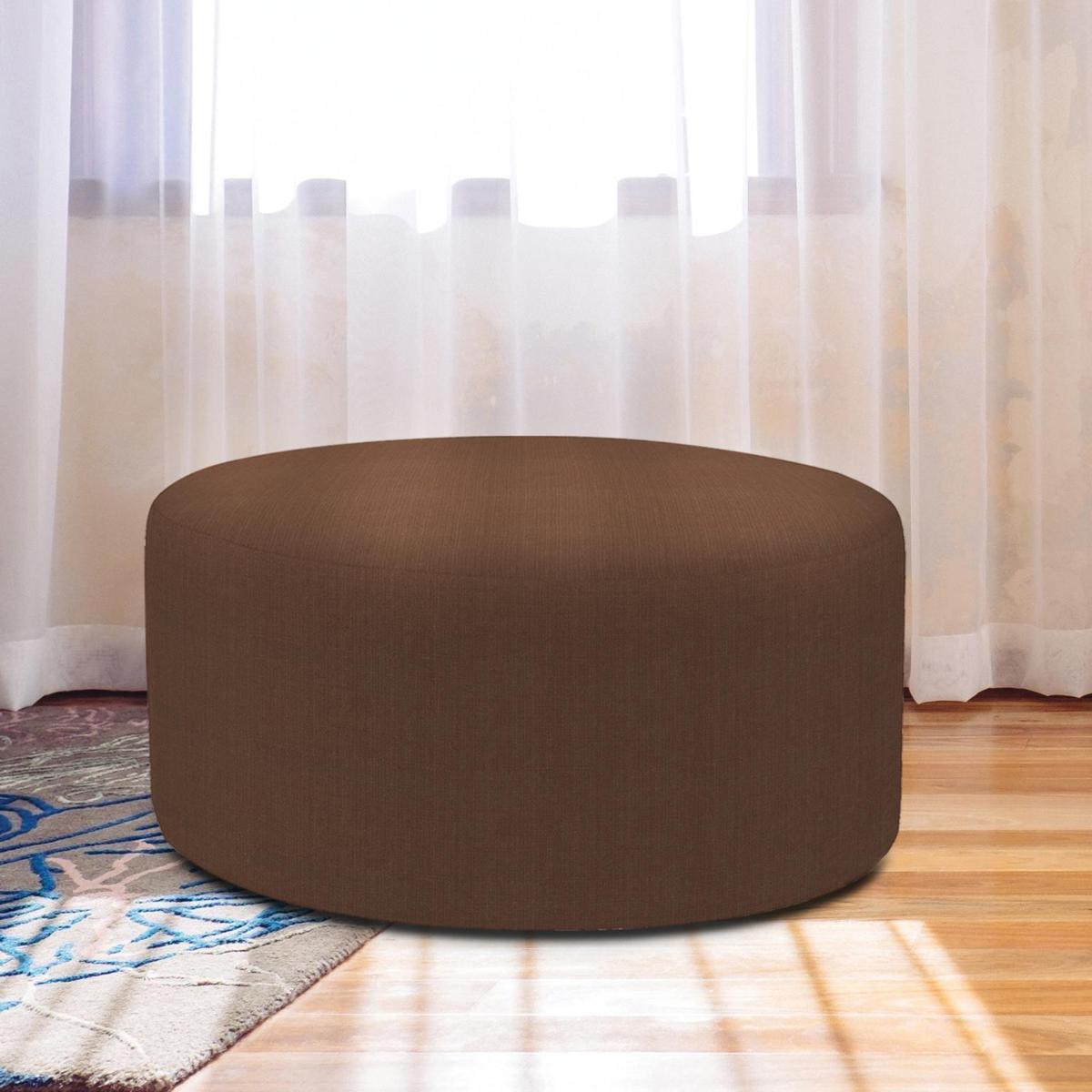 Howard Elliott Collection 132202 Sterling 18 inch Rich Chocolate Brown Ottoman