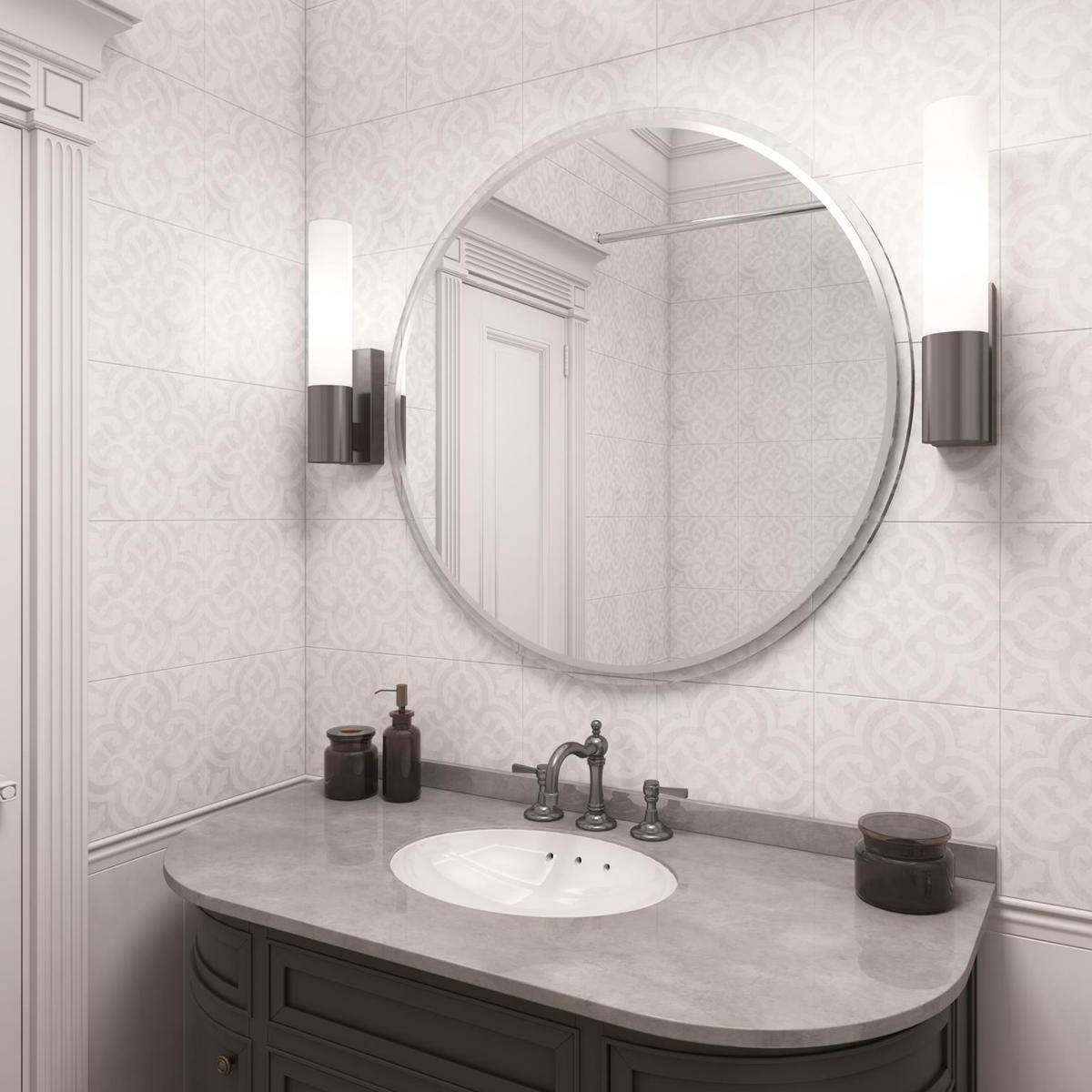 Howard Elliott Collection 48078 Clare 36 X 36 inch Clear Mirror
