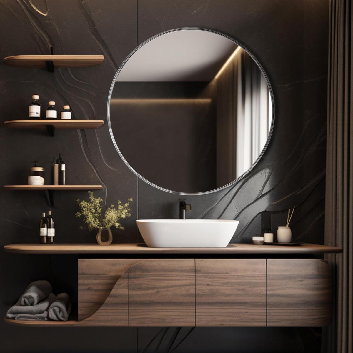 Howard Elliott Collection 94171 Steele 36 X 36 inch Silver Mirror