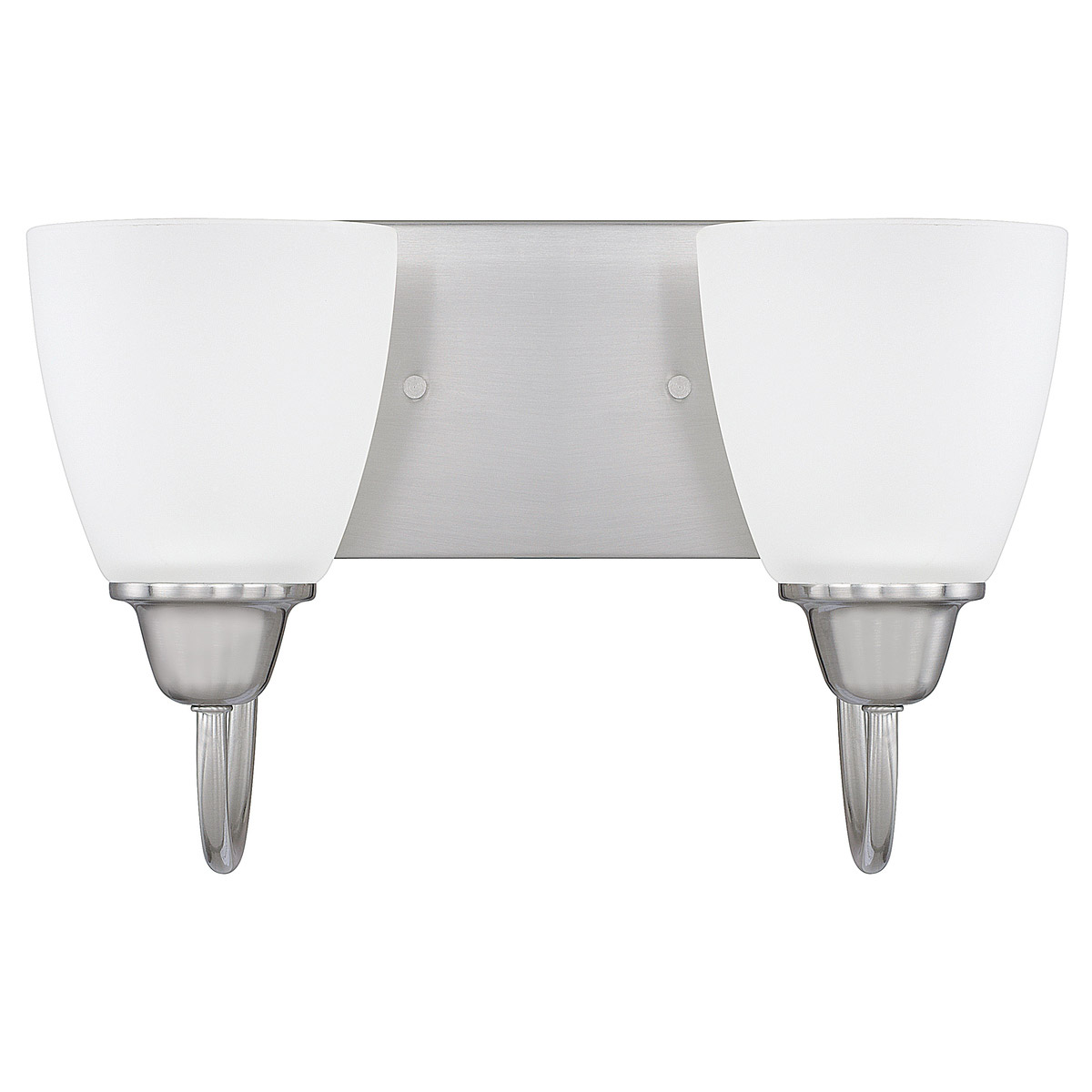 HomePlace by Capital Lighting 115121BN-337 Trenton 2 Light 12.75 inch Brushed Nickel Vanity Light Wall Light