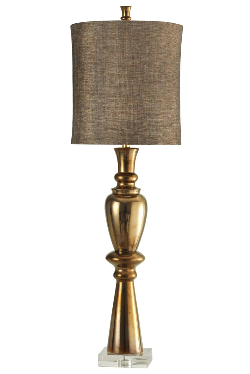 Harp and Finial HFL313010DS Hawthorne Table Lamp Gold | eBay