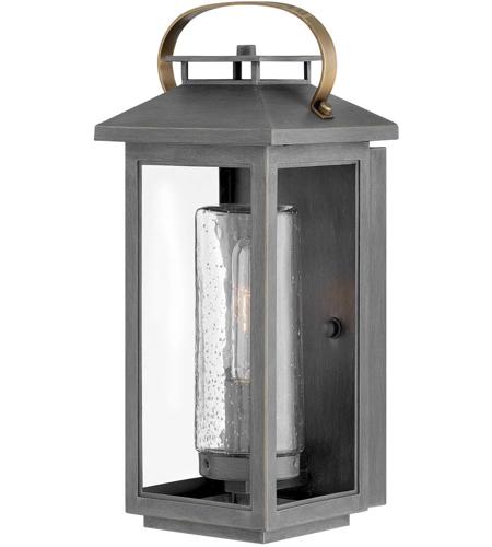 Hinkley 1160AH-LL Coastal Elements Atwater LED 14 inch Ash Bronze Outdoor Wall Lantern, Small photo