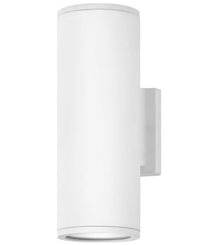 Hinkley 13594SW-LL Coastal Elements Silo LED 12 inch Satin White Outdoor Wall Lantern photo