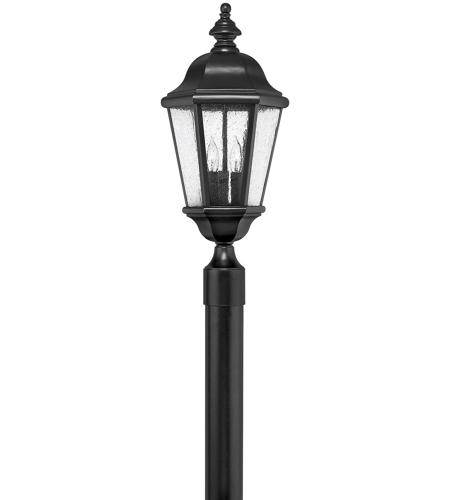 Hinkley 1671BK-LV Edgewater LED 21 inch Black Outdoor Post/Pier Mount Lantern, Low Voltage photo