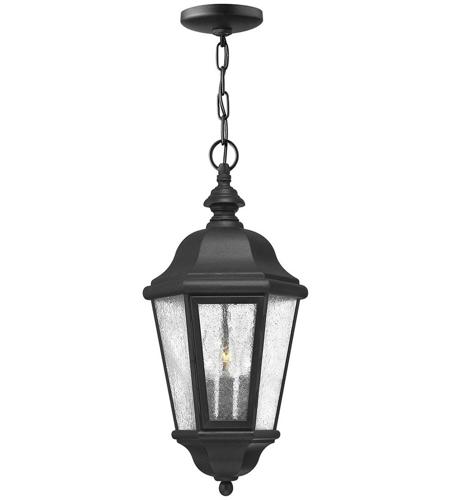 Hinkley 1672BK Edgewater 3 Light 10 inch Black Outdoor Hanging Lantern