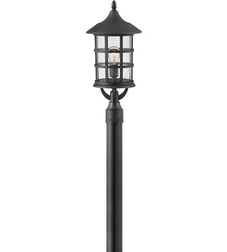 Hinkley 1861TK-LV Coastal Elements Freeport LED 21 inch Textured Black Outdoor Post/Pier Mount Lantern, Low Voltage photo