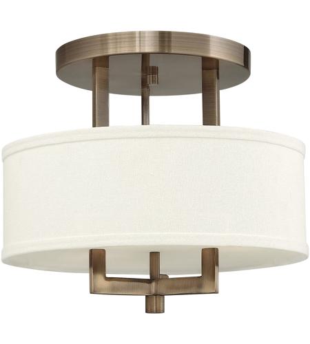 Modest led semi flush ceiling lights Hinkley 3200br Led Hampton 15 Inch Brushed Bronze Semi Flush Mount Ceiling Light