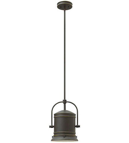 Hinkley 3257oz Pullman 1 Light 10 Inch Oil Rubbed Bronze Foyer