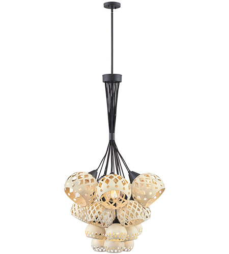 Hinkley 3899OZ Edie 19 Light 36 inch Oil Rubbed Bronze/Weathered White Chandelier Ceiling Light photo