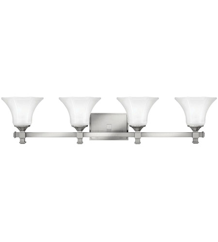 Hinkley 5854bn Abbie 4 Light 35 Inch Brushed Nickel Bath Light Wall Light