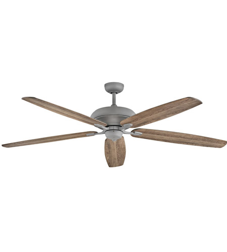 Hinkley 900672FGT-NID Grander 72 inch Graphite with Driftwood Blades Fan photo
