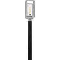Hinkley 1001SI-LL Coastal Elements Republic LED 17 inch Satin Nickel Outdoor Post/Pier Mount Lantern, Medium photo thumbnail