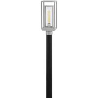 Hinkley 1001SI-LV Coastal Elements Republic LED 17 inch Satin Nickel Outdoor Post/Pier Mount Lantern, Low Voltage photo thumbnail