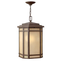 Hinkley Lighting Cherry Creek 1 Light Outdoor Hanging Lantern in Oil Rubbed Bronze 1272OZ-ESDS photo thumbnail