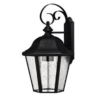 Hinkley Lighting Edgewater 1 Light Outdoor Wall Lantern in Black 1675BK-DS photo thumbnail