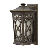 Hinkley 2274AM Enzo 1 Light 15 inch Autumn Outdoor Wall Lantern in Incandescent, Clear Seedy Glass photo thumbnail