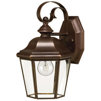 Hinkley 2420CB-LED Clifton Park 1 Light 11 inch Copper Bronze Outdoor Wall in LED, Clear Beveled Glass photo thumbnail