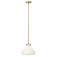 Hinkley 3131BC Congress 1 Light 12 inch Brushed Caramel Mini-Pendant Ceiling Light in Incandescent photo thumbnail