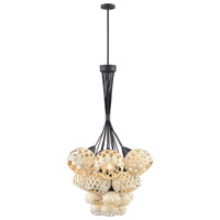 Hinkley 3899OZ Edie 19 Light 36 inch Oil Rubbed Bronze/Weathered White Chandelier Ceiling Light photo thumbnail