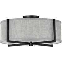 Hinkley 41707BK Galerie Axis LED 20 inch Black Semi-Flush Mount Ceiling Light photo thumbnail