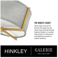 Hinkley 41707BK Galerie Axis LED 20 inch Black Semi-Flush Mount Ceiling Light alternative photo thumbnail