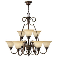 Hinkley 4568AT Cello 9 Light 36 inch Antique Bronze Chandelier Ceiling Light, 2 Tier photo thumbnail