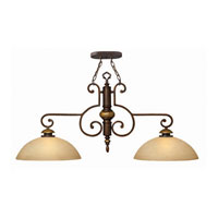 Hinkley French Creek Island 2Lt Chandelier in Weathered Iron 4832WI photo thumbnail