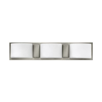 Hinkley 55483BN-LED Daria 3 Light 24 inch Brushed Nickel Bath Vanity Wall Light in LED, Etched Opal Glass photo thumbnail