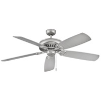 Hinkley 900460FSS-NID Gladiator 60 inch Satin Steel with Driftwood/Silver Blades Ceiling Fan photo thumbnail