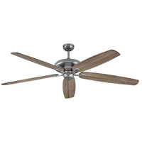 Hinkley 900672FPW-NID Grander 72 inch Pewter with Driftwood, Matte Black Blades Fan photo thumbnail