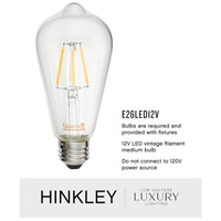 Hinkley 1001SI-LV Coastal Elements Republic LED 17 inch Satin Nickel Outdoor Post/Pier Mount Lantern, Low Voltage alternative photo thumbnail