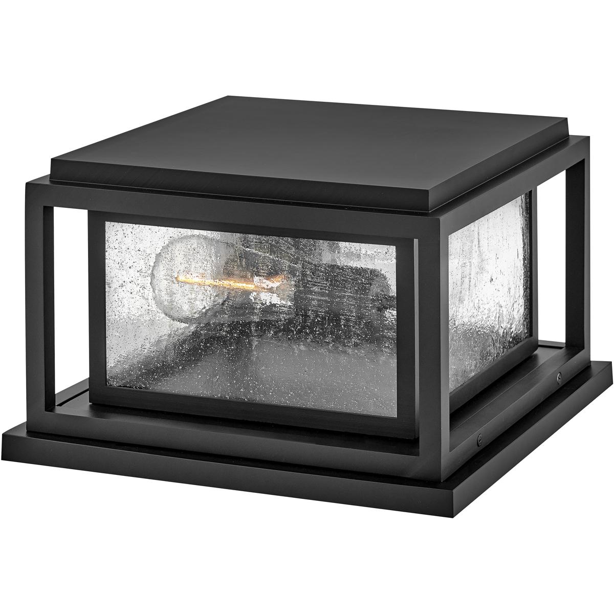 Hinkley 1008BK-LV Coastal Elements Estate Series Republic LED 12 inch Black Outdoor Pier Mount Lantern