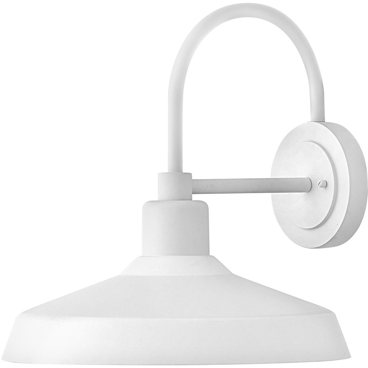 Hinkley 12070TW Coastal Elements Forge 1 Light 16.5 inch Textured White Outdoor Wall Mount Barn Light