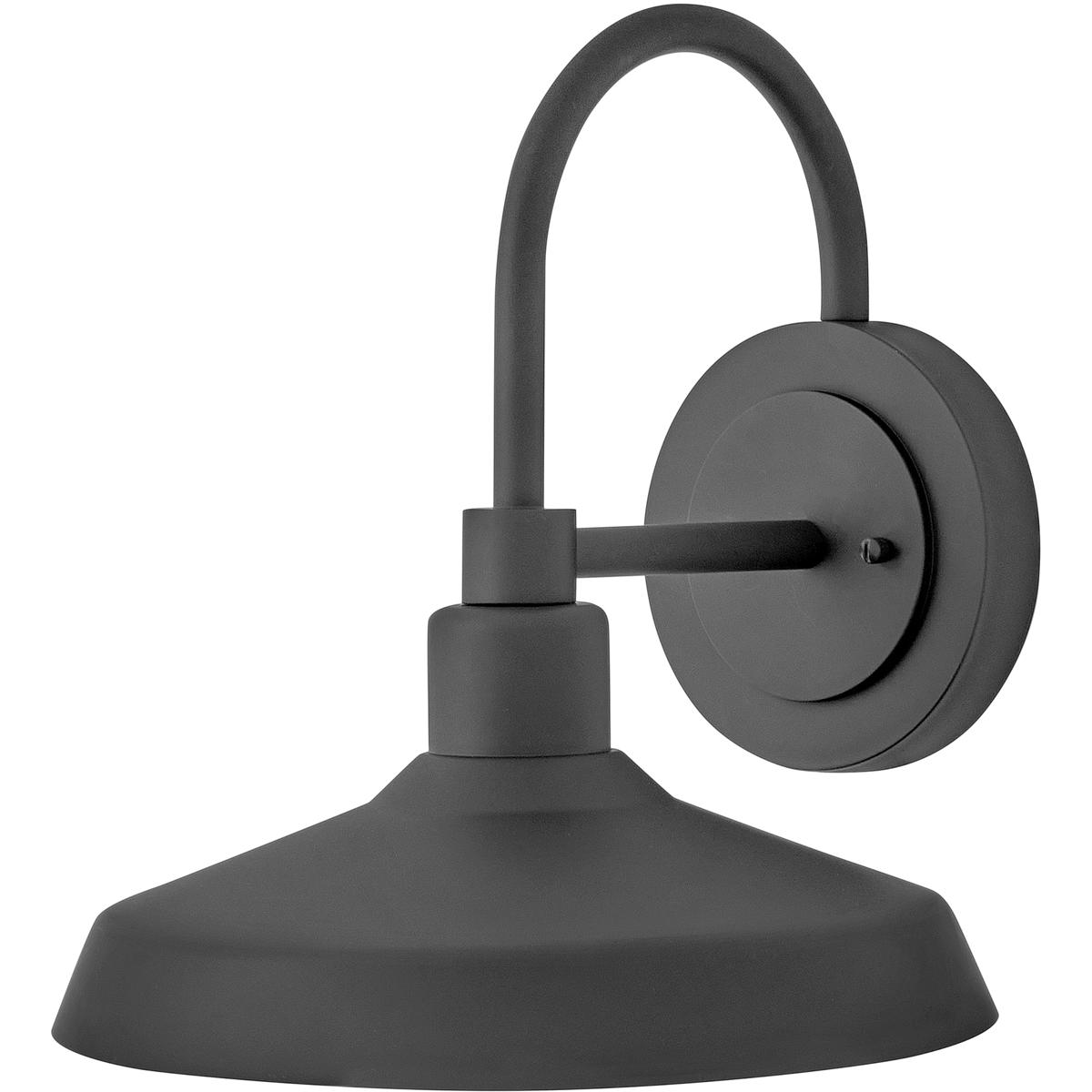 Hinkley 12075BK Coastal Elements Forge 1 Light 13.25 inch Black Outdoor Wall Mount Barn Light